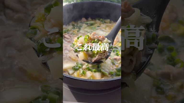 【簡単レシピ】炒めて煮るだけ！白菜×豚こまのとろ旨スープ
