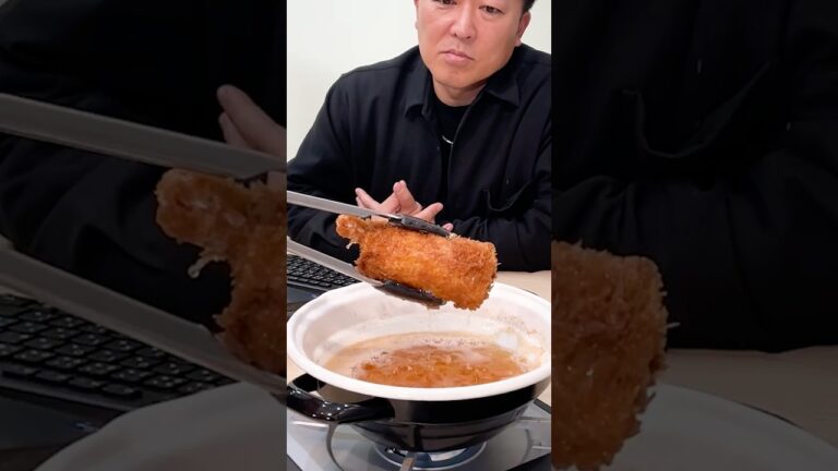 【大成功】ジャンボエビフライ作ります。