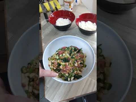 推参？「ネバネバネバ丼」暑い日が続くのでパワーをつける。#気楽にクック #簡単レシピ #吃音 #ネバネバ丼 #ネバネバ #簡単レシピ
