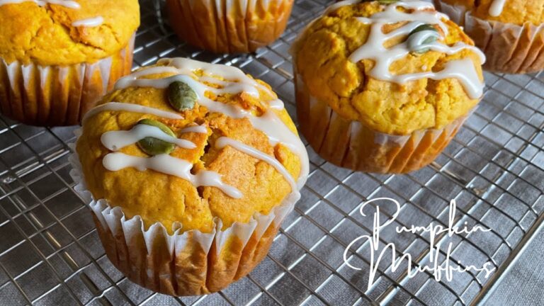 【 Pumpkin Muffins   カボチャマフィンの作り方 】