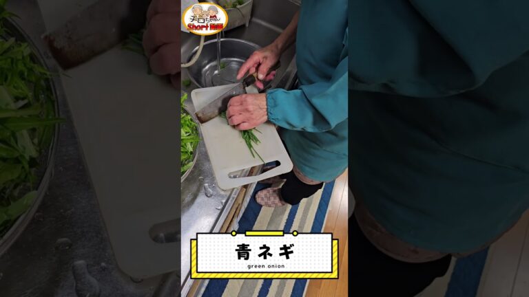 【昭和の長寿ご飯】93歳元気の秘訣は「旬」を味わう事。馬路村のゆず鍋スープで絶品晩ごはん。＃shorts