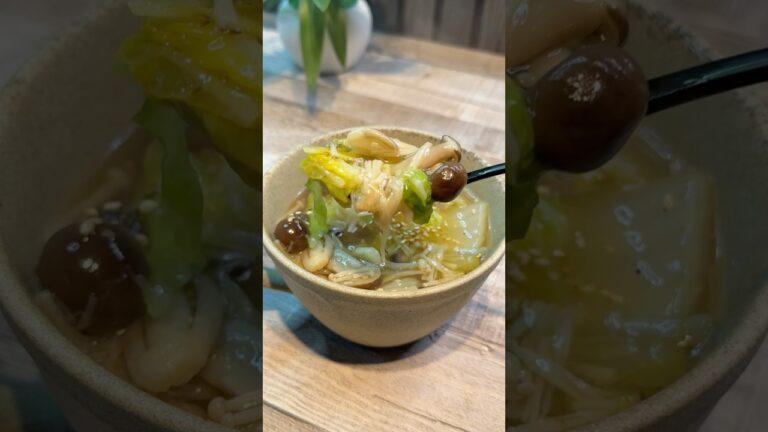 きのこと白菜のとろとろ中華スープ