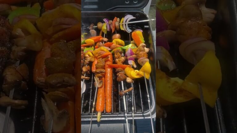 My Sunday barbecue was very  colorful !