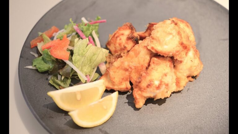 サックリ衣のとり天