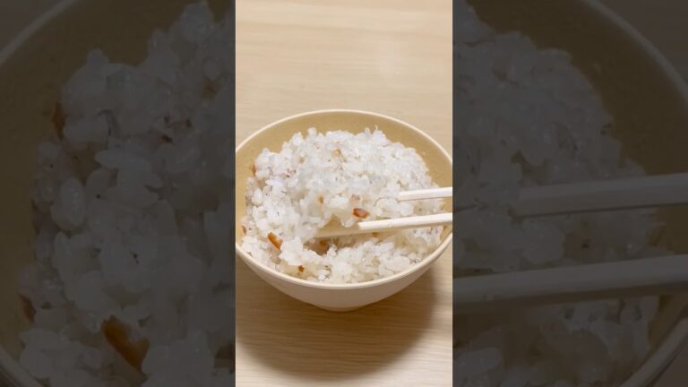 梅としらすの炊き込みご飯