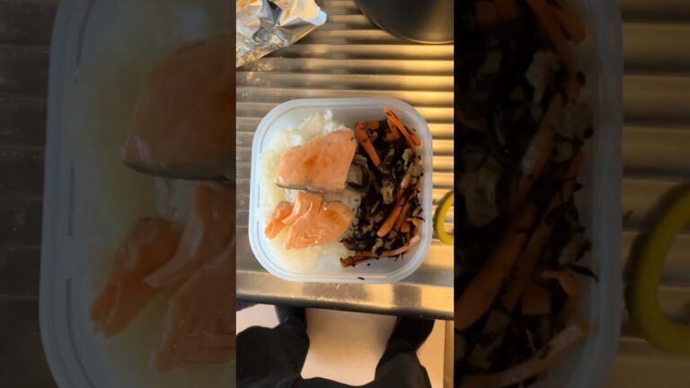 【昼飯】鮭、ひじき【弁当】
