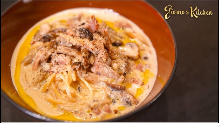 【濃厚きのこクリームのスープパスタ】ワンパンで作れるスープパスタの魅力を伝えたい【牛乳大量消費】