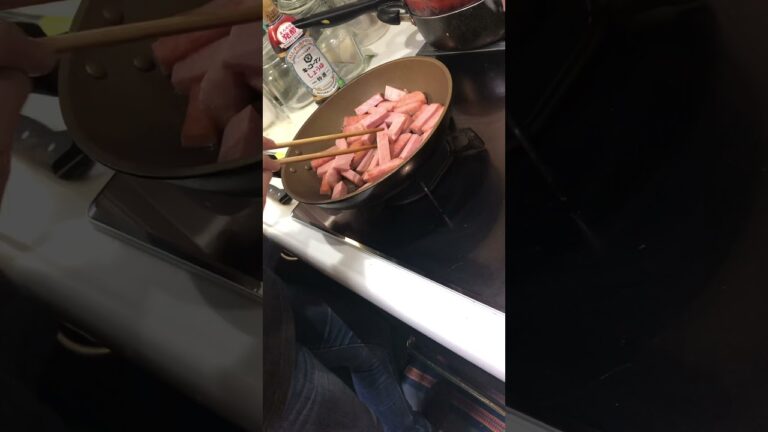 ゴーヤチャンプルー作り