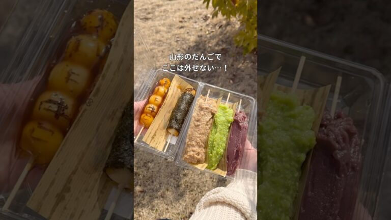 【山形グルメ】だんごといえばここは外せない🍡地元民も愛す老舗の名店！ #山形グルメ #山形県 #天童市