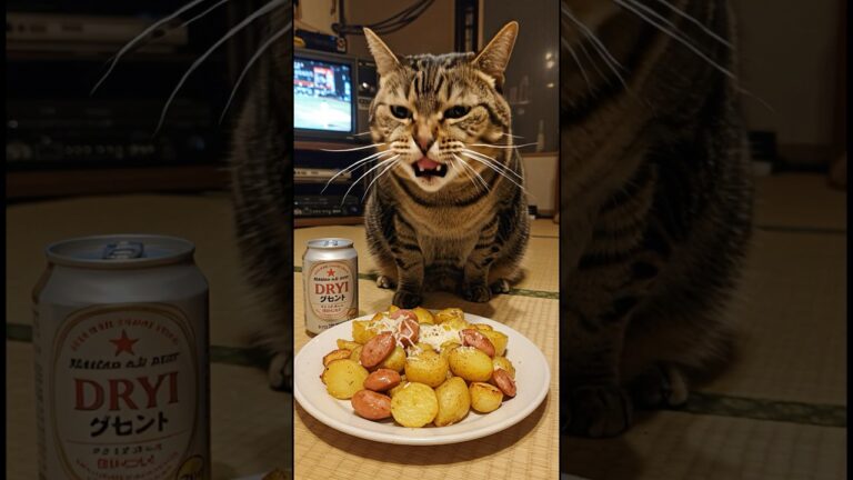 ボス猫の「簡単おつまみ！ジャーマンポテト」
