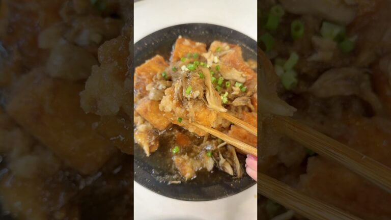 5児ママー厚揚げと舞茸のみぞれがけ〜#shorts