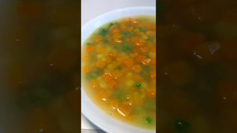 朝食はミックスベジタブルのスープを作った🤗#shorts #朝食 #ミックスベジタブル