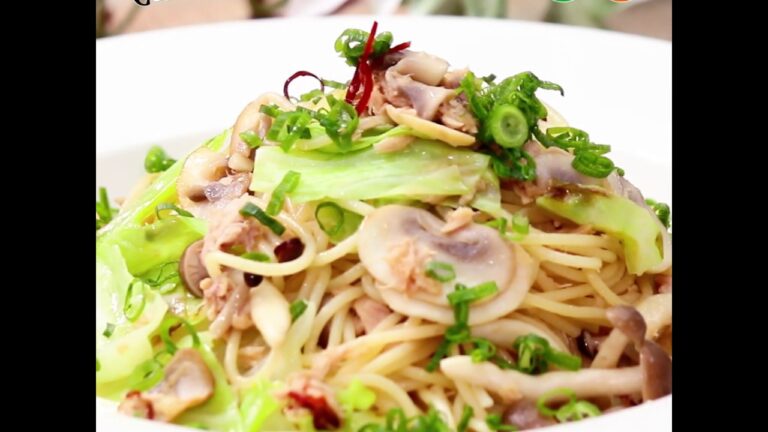 【料理 レシピ】超簡単！「ツナ缶とキャベツで和風ペペロンチーノ」が激ウマ＆ヘルシー