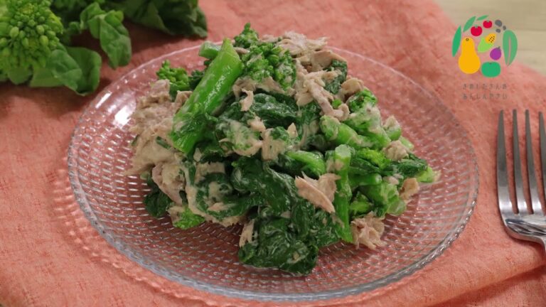 菜の花のツナマヨ和え