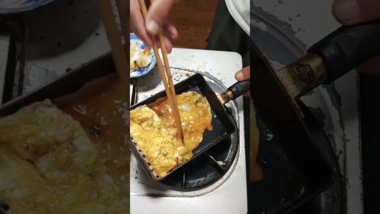 キムチ入り玉子焼き作ってみた！簡単レシピ#おうちごはん