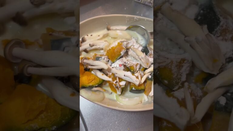 5キロ痩せた私が作る腸活かぼちゃグラタン　#ダイエット #ダイエットレシピ #腸活 #簡単レシピ #かぼちゃ #おすすめ #fyp