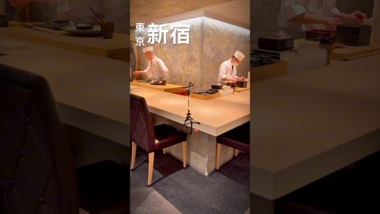《新宿》新宿の喧騒を忘れる職人技と旬を味わう大人の江戸前鮨！