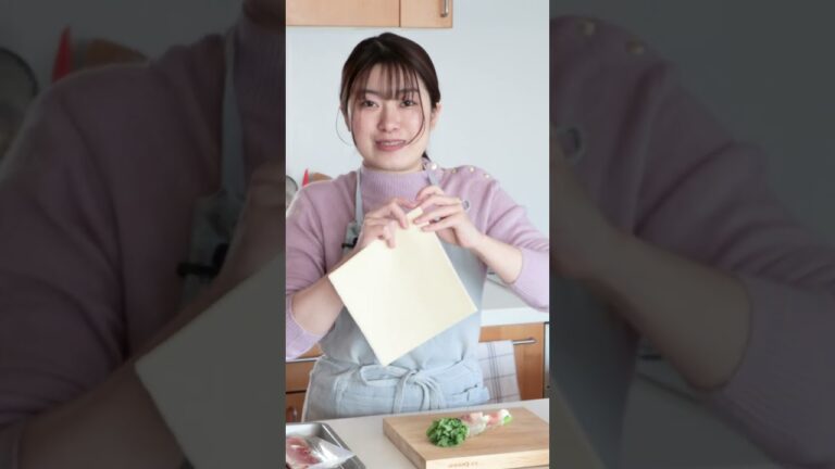 【菜の花の春巻き】簡単！春のおつまみ