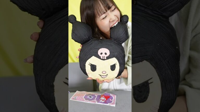 【スシロー】相方に内緒でクロミちゃんの限定商品をゲットしにスシローへ行ったのがバレたのでお詫びにクロミを〇〇にしてみた。 #スシロー #クロミ