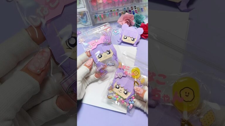 ○○○ちゃんを折り紙で全力再現！💜かわいい手作り推し活グッズ✨#オルキルラボ #かわいい #origami #しなこワールド #しなこ🌷💜 #しなこんちゃ #推し活  #shorts