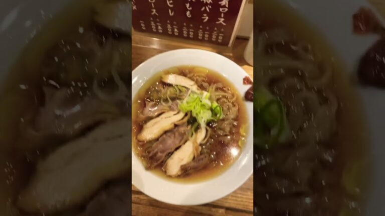 きたかた食堂の『平打冷やし肉そば』920円をいただきます！！ #ラーメン