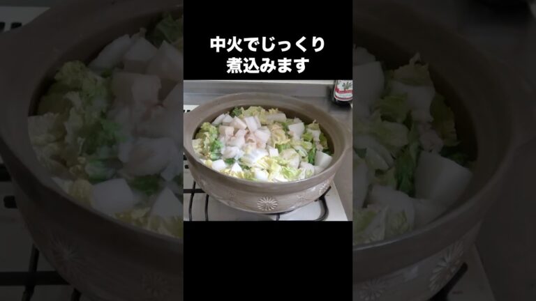 【胃腸回復】優しくて美味しいみぞれ鍋🍲😋 #鍋 #料理 #ダイエット #美味しい
