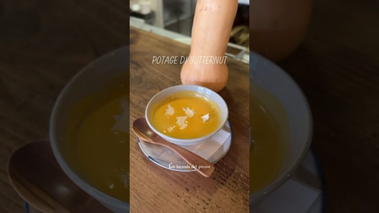 🥣バターナッツカボチャとマスカルポーネのポタージュ #ピットーレ #shorts