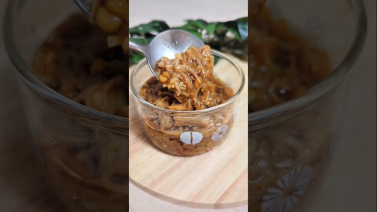 【10分で作れる！無添加なめたけ】 #簡単レシピ #無添加 #ご飯のお供  #なめたけ