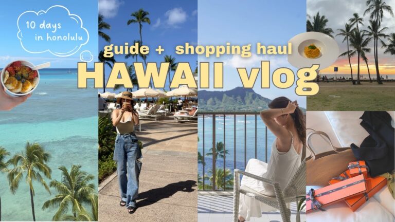 Hawaii Vlog🏝️10日間のハワイ旅行｜全費用公開＆トラベルガイド完全版、旅のコツ、購入品を紹介！