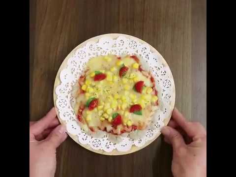 フライパンで焼ける簡単ピザ　里芋とコーンのピザ ｜ moguna[モグナ]