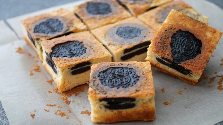 オレオのアップサイドダウンチーズケーキ | Oreo Upside Down Cheese Cake
