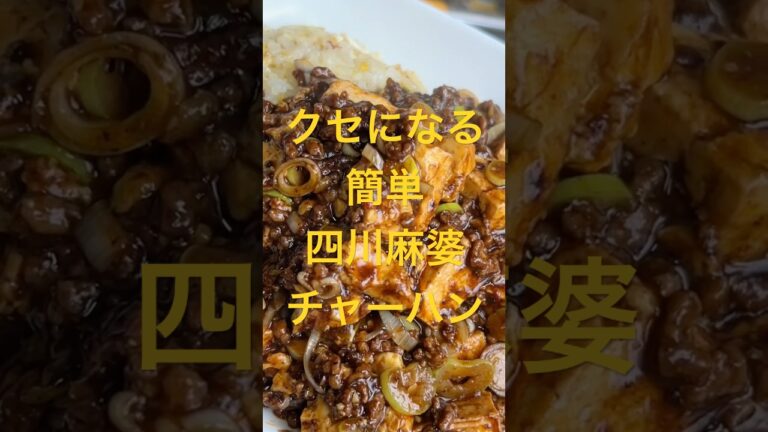 【うま愛シリーズ】簡単！本格四川麻婆チャーハン　#チャーハン#麻婆豆腐 #中華料理 #キャンプ #sorts