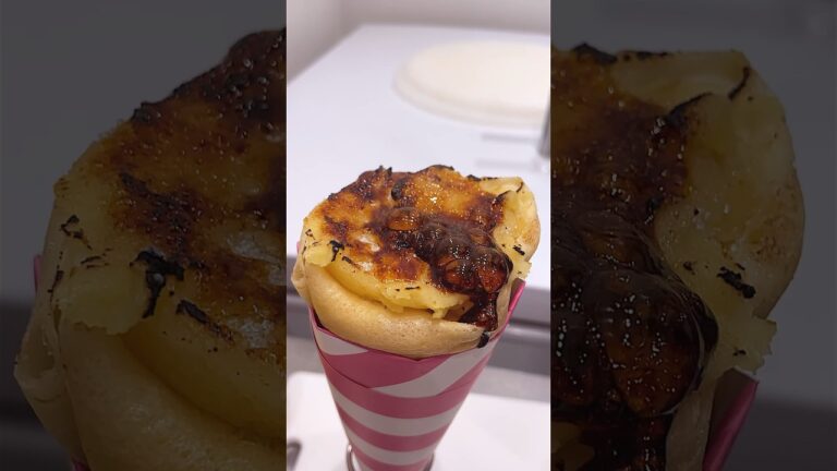 【クレープ】秋限定のサツマイモブリュレクレープが美味しすぎる！#shorts  #crape #クレープ