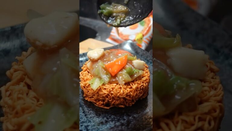 チキンラーメンかた焼きそば