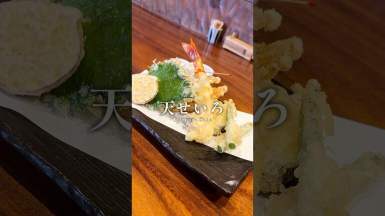 横浜 関内 手打ち蕎麦切り 天空 ソラ天ぷらせいろ ¥2000 #関内グルメ #そば #蕎麦 #天ぷら #ランチ