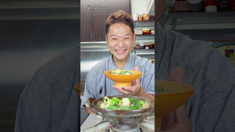 本マグロと下仁田ネギで【極上ネギマ鍋】#shorts #japan #tuna