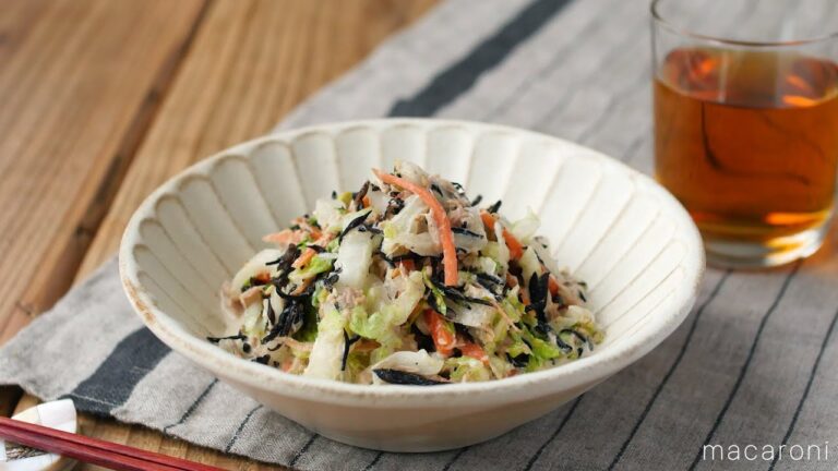 【ひじきと白菜のマヨポンサラダ】リセットご飯でスッキリ！お腹の調子が整う。