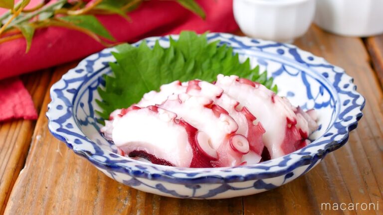 【酢だこ】漬けるだけで絶品！やさしい酸味とだしの風味がたまらない♪