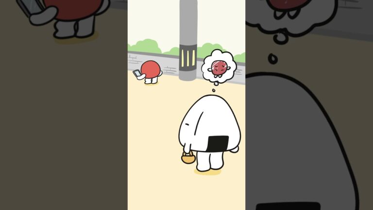待ち合わせ  #animation #おにぎりとうめぼし #funny #cartoon #アニメーション #おにうめ