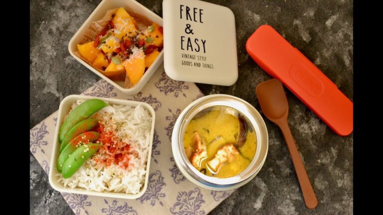 【お弁当作り】ベジグリーンカレー弁当の作り方〜How to make Japanese bento lunch box〜