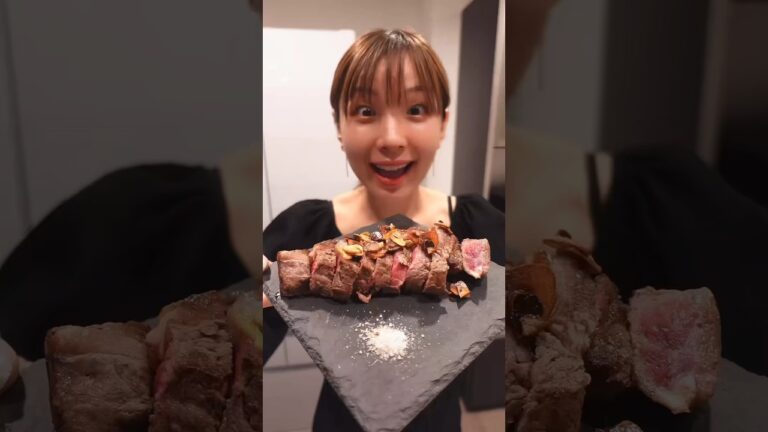 妻のステーキの焼き方がプロ過ぎた #shorts
