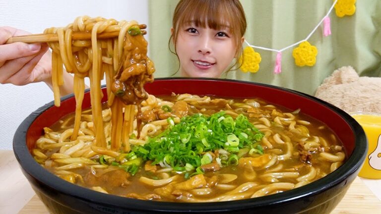 【大食い】具沢山なカレーうどん8人前