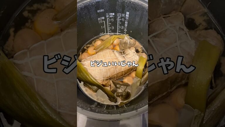 【簡単レシピ】炊飯器に入れるだけ！絶品チャーシュー😋#簡単レシピ