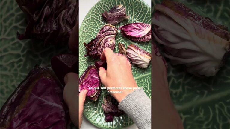Ensalada de remolacha, radicchio, sarraceno y gorgonzola
