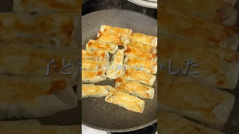 わざわざ餃子の皮買ってきてまで作りたいやつ🫣なんちゃって棒餃子🥟 #餃子の皮 #鶏むね肉 #大葉 #ワンパン #簡単レシピ #ヘルシーご飯