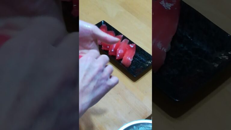 回転寿司店で教えてもらった握り方