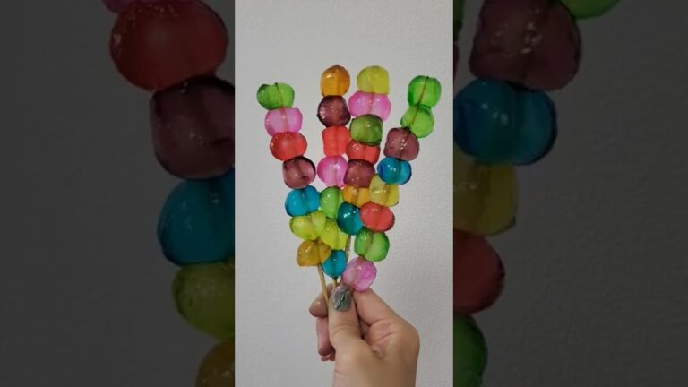 かき氷シロップ×わらび餅