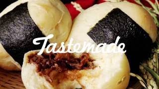 【日本昔話に出てくるおにぎりみたい】もちもち焼きおにぎりパン