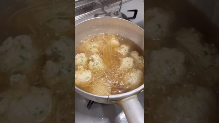 30kg痩せた男が食べている減量肉団子春雨スープの作り方を紹介します！#shorts #short