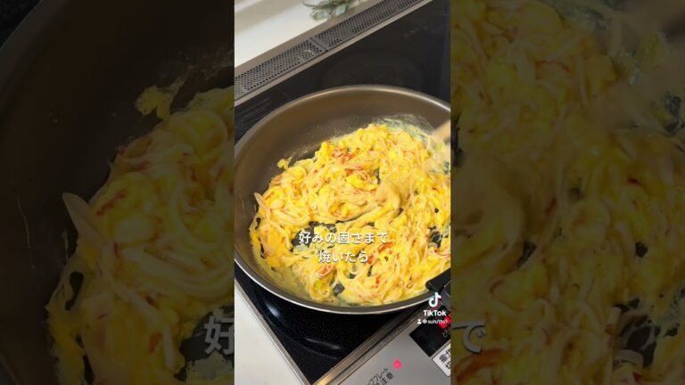 カニ玉作ってみた！